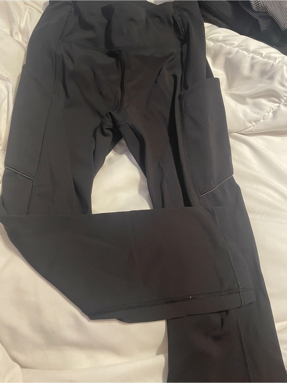 lululemon athletica Black Cropped Ankle Leggings